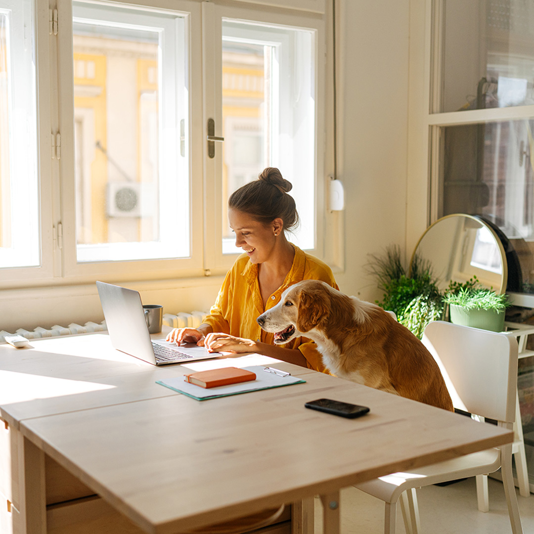 An international investor checking their online account from a laptop.